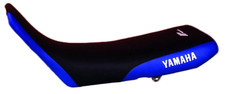 HOUSSE DE SELLE noire et bleu