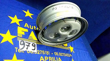  CERCHIO RUOTA RITMO 60 13x4,5 IN METALLO ARGENTO 8 FORI FIAT RITMO ORIGINALE 