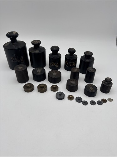 Lotto pesi antichi - , ferro