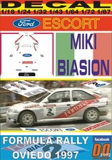 DECAL FORD ESCORT MIKI BIASION FORMULA RALLY OVIEDO 1997 (01)
