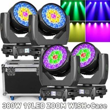 4x LED Zoom Beam Wash Moving