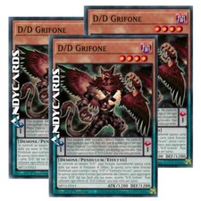 3x D/D GRIFONE • (D/D Gryphon) • Comune • MP23 IT011 • 1Ed • Yugioh! • ANDYCARDS