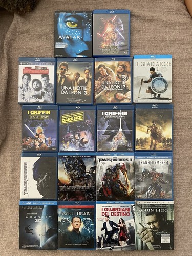 Collezione blu ray film - blu, da