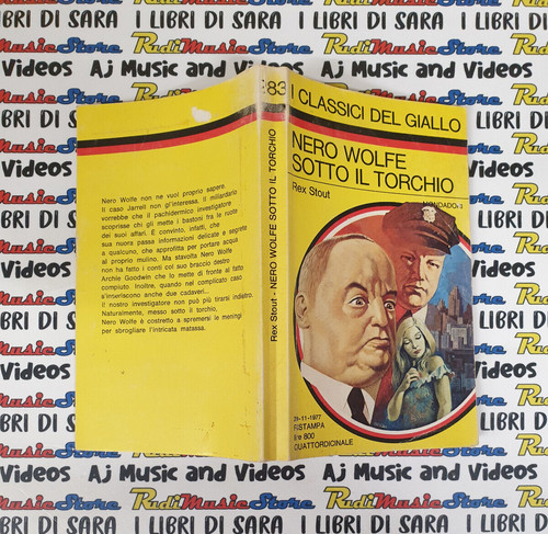 Book libro nero - wolfe, il