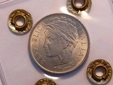 MONETA REPUBBLICA ITALIANA ERRORI DI CONIO 100 LIRE 1993 TESTA PICCOLA PERIZIATA