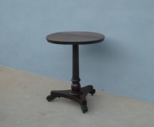 Tavolino tondo gueridon in mogano, '800 - diam.60,5 cm!