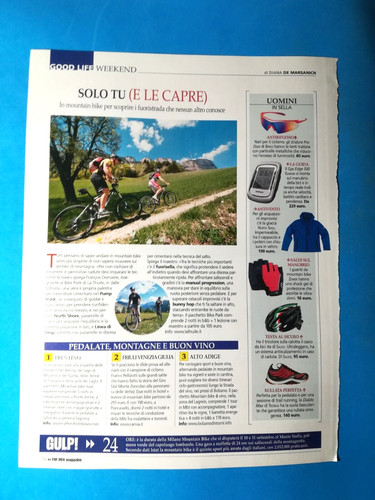 Clipping giornale bici - giornale,