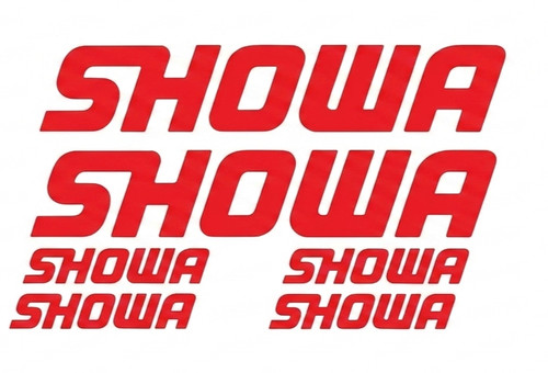Adesivi showa rosso 6pz - 6,
