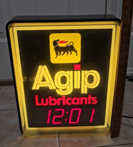 Rara insegna orologio olio - insegna,