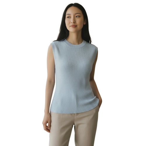 Top donna zara blu chiaro - top,