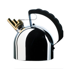 Bollitore FM, Alessi, Richard Sapper, acciaio inox, ottone, cl.200, 16.5 x 19