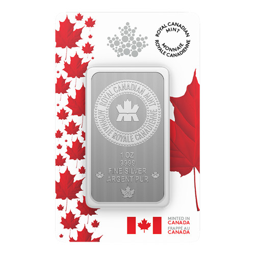 Lingotto argento canada oz - lingotto,