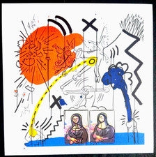 Keith Haring Litografia COA