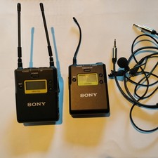 Sistema microfonico wireless Sony URX-P03 e UTX-B03W clip pulce microfono bavero