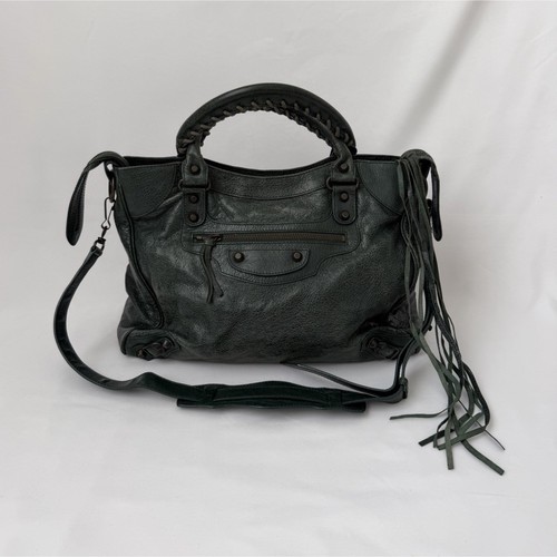 Balenciaga city bag green - balenciaga,