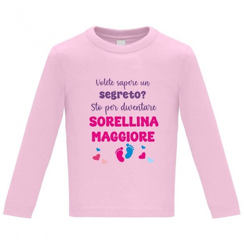 Maglietta manica lunga bimba