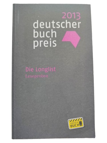 Deutscher buchpreis 2013 - deutscher,