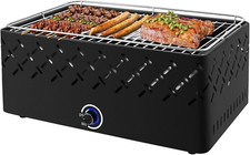 Barbecue a Carbone Senza Fumo Grill Con Ventilatore: BBQ Portatile per Giardino 