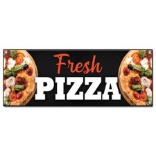 Striscione pizza fresca
