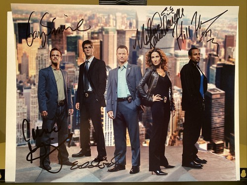 Csi new york cast autografato - csi,