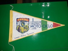 GAGLIARDETTO TORINO ANNI 40 I ESPOSIZIONE SUBALPINA  DEL MOTO - CICLO E AFFINI 