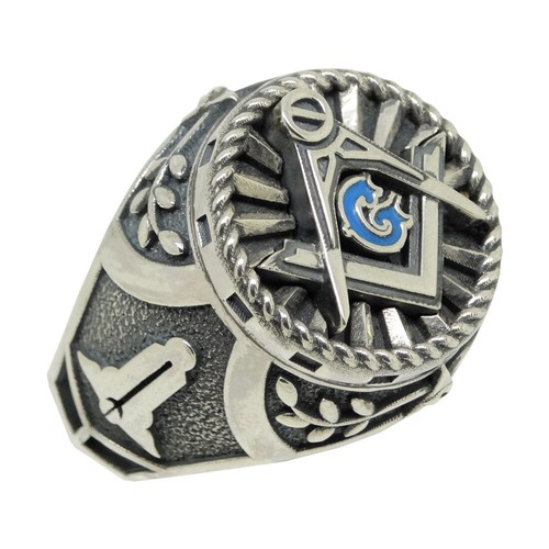 Anello massonico bussola