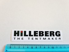 ADESIVO HILLEBERG THE TENTMAKER STICKER AUTOCOLLANT ADHESIVE ORIGINAL