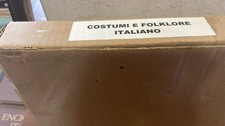 COSTUMI E FOLKLORE ITALIANO  CARTOLINE E FOTO IN ELEGANTI FOGLI