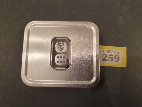 25th anniversary metal dice - 25th,