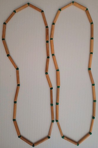 Collana vintage anni tubo - vintage,