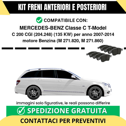 Pastiglie freno ant post - freno,