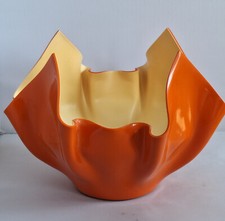 Grande vaso cartoccio vintage