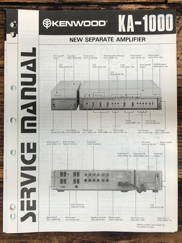 Kenwood 1000 amplificatore - kenwood, ka-1000