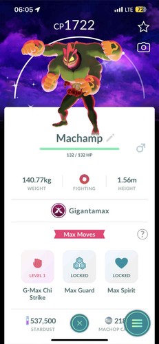 Shiny gigantamax machamp - shiny,