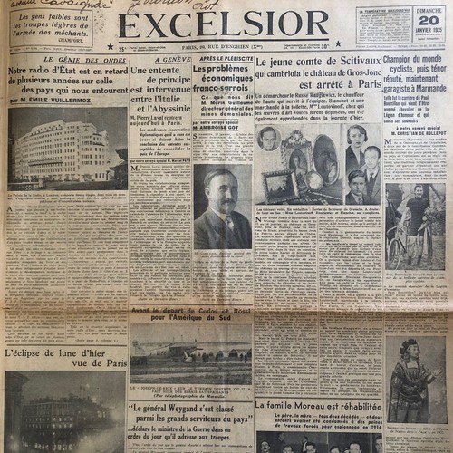 Journal excelsior 1935 - excelsior, #
