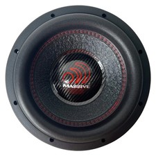 Massive Audio HIPPO H104X 4000 Watt 10" Doppio 4 Ohm DVC Subwoofer Auto 2000W RMS