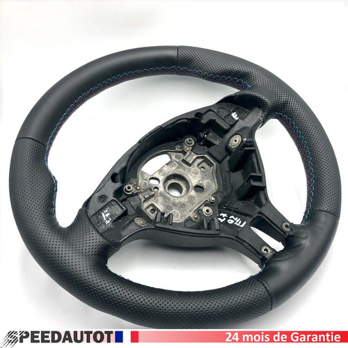 Volant cuir noir - cuir,