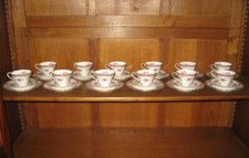 Servizio da THE in porcellana inglese da 12. Shelley England Georgian