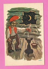 NATALE GNONE E TOPO CARTOLINA