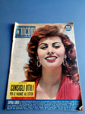 Rivista LA SETTIMANA INCOM ILLUSTRATA - SOPHIA LOREN, MILLY VITALE 1954