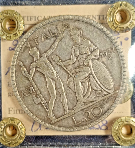 Lire 1927 littore vittorio - 1927,