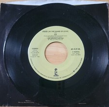 U2 – I Will Follow / Pride (In The Name Of Love) 1985 RE  7-94976 7" 45RPM VG+