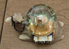 Palla di neve a forma di cammello  Souvenir Egitto   (con luce intermittente)