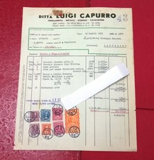 FATTURA LUIGI CAPURRO