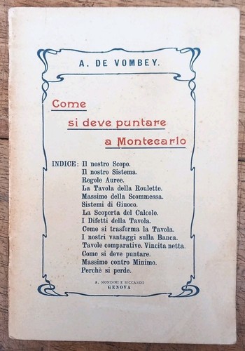 Libro come deve puntare a - puntare,