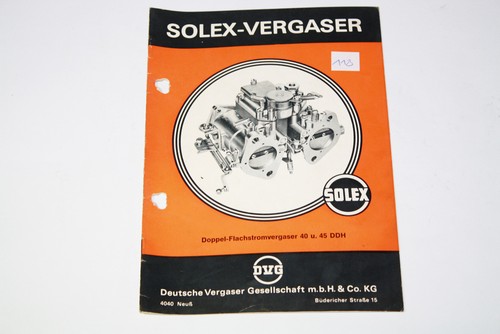 Solex 40ddh 45ddh ddh - 40ddh, /