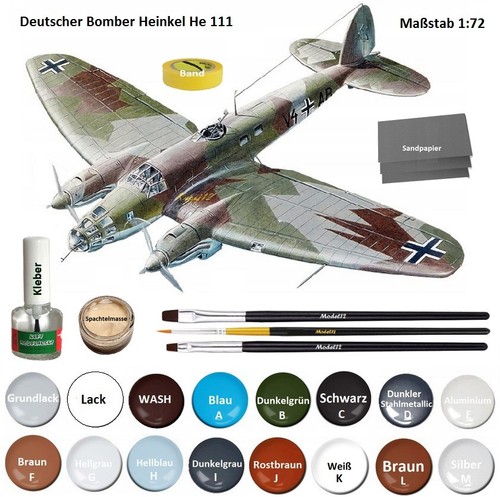 Bomber tedesco heinkel 111e - heinkel,