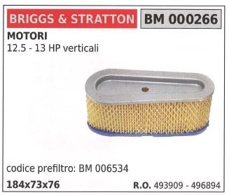 Filtro aria briggs - filtro, briggs&stratton