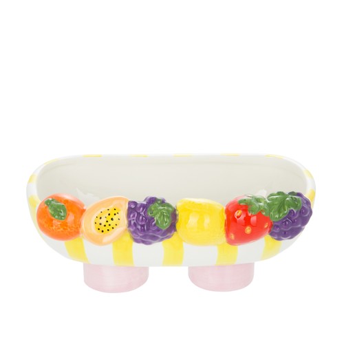 Vaso decoro frutta 5x14 cm - decoro,