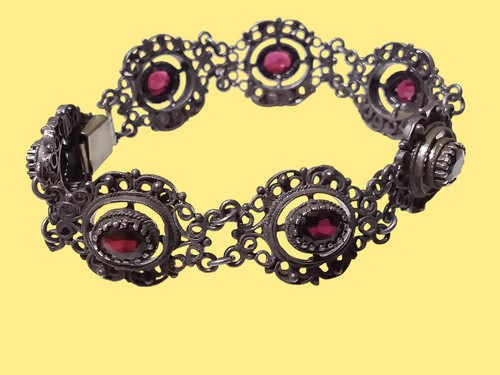 Bracciale argento brunito - argento,